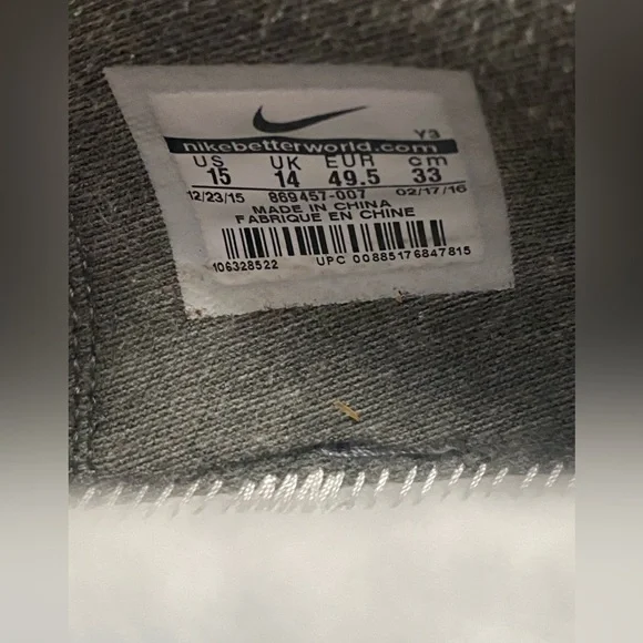 Size 15 - Nike Kobe 6 Mamba Fade To Black - Picture 5 of 6